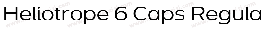 Heliotrope 6 Caps Regular字体转换